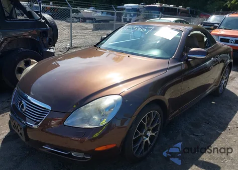 2008 Lexus Sc 430 z USA, uszkodzony, nr VIN JTHFN45Y189016408
